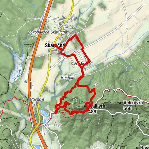 Skaručna - Rašica (Mali vrh) - Skaručna