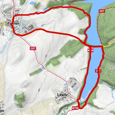 Wandern an der Vorsperre Riedelsmühle