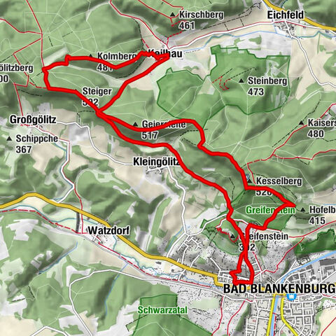Circular hike - "Friedrich Fröbel" - Bad Blankenburg