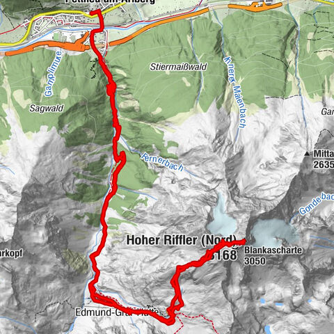 Hoher Riffler from Pettneu