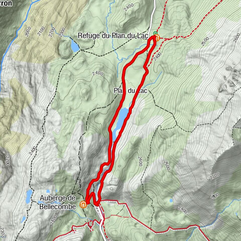 Walking tour of the Plan du Lac refuge