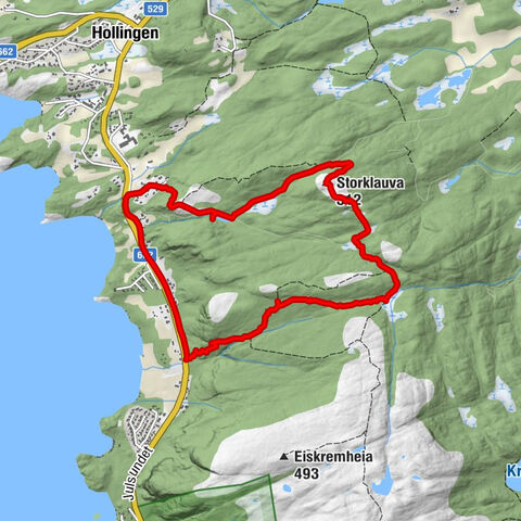 Molde, Eiskrem, Storklauva, Norwegen