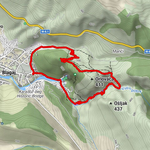 Blagaj, Buna, via ferrata Vulin potok a/b