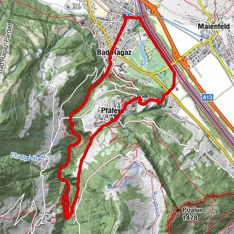 Tamina Gorge Circular Route