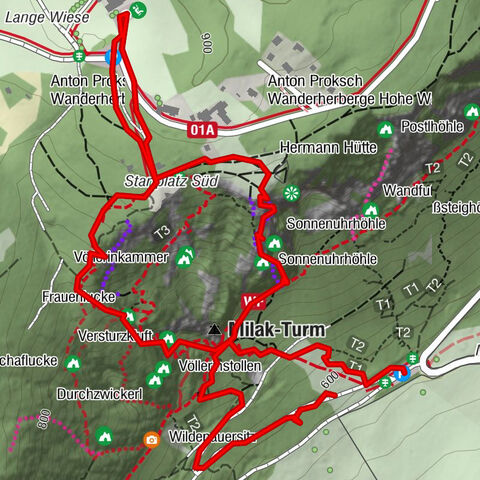 Hohe Wand über ÖTK-Steig und Frauenlucke