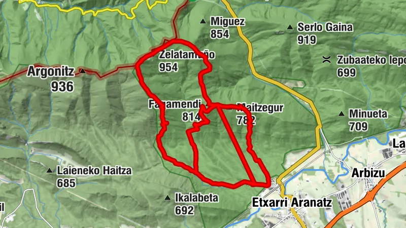 Navarra - Ruta de los dólmenes. Etxarri Aranatz