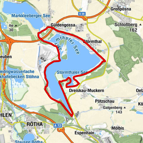 Rundweg um den Störmthaler See