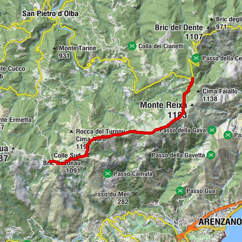 Trail no. 20: Prato Rotondo - Passo del Faiallo