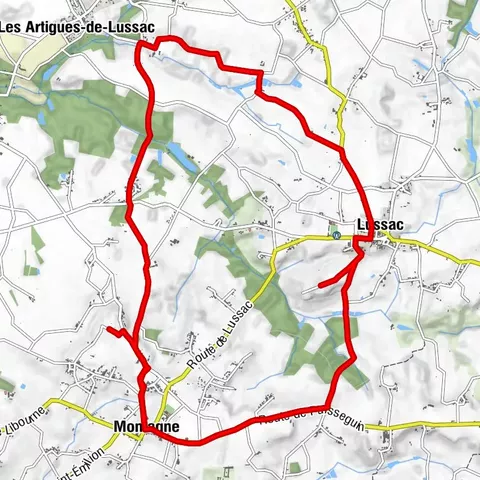 Boucle vélo: Histoire et patrimoine autour de Montagne