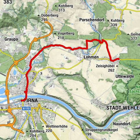 Malerweg, erster Tag