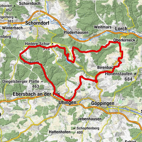 Eastern Schurwald Route