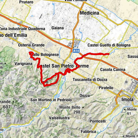 Pistino Castel Guelfo da Osteria Grande