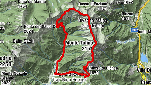 Giro delle cime - half route