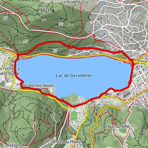 Hike around Lake Gérardmer