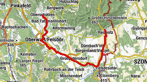 Railway track bike path