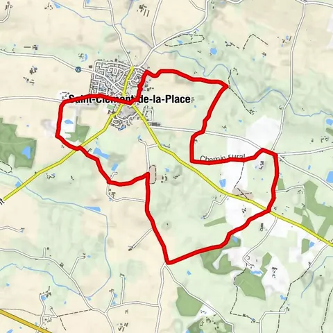 Countryside walk via the stud farm