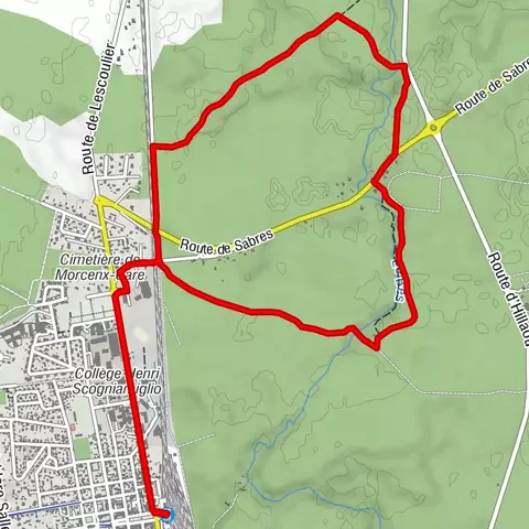 Morcenx en écorando - Circuit aux sources du Bez