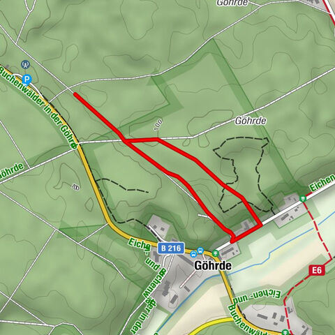 Gentle mighty trees route