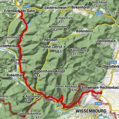 Palatinate Forest Trail Stage 09 Erlenbach - Schweigen-Rechtenbach