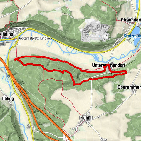 Burgenweg Kinding (ab Unteremmendorf)