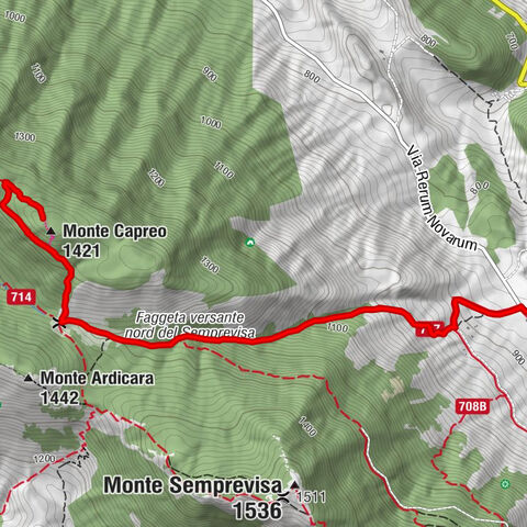 Carpineto Romano - Acqua Mezzavalle - Monte Capreo