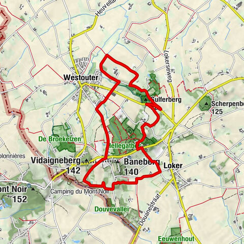 Loker - Baneberg - Sulferberg - Westouter