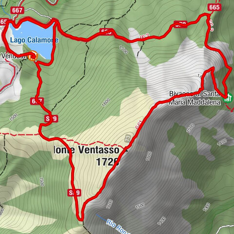 Rifugio Venusta - sorgente - Monte Ventasso - Bivacco di Santa Maria Maddalena