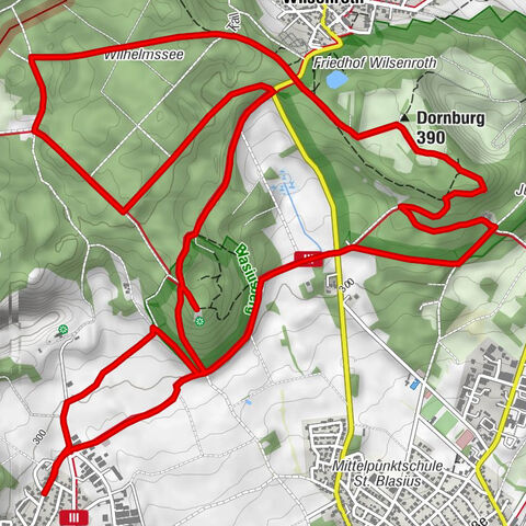 Dorndorf - Wilsenroth - Dornburg - Hildegardisfelsen