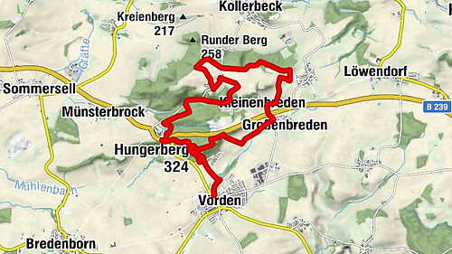 Panorama path Hungerberg-Oldenburg