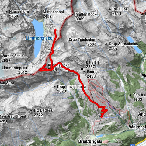 Kistenpasshütte-Breil/Brigels