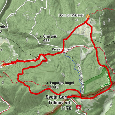 Trdinova heart trail Gorjanci