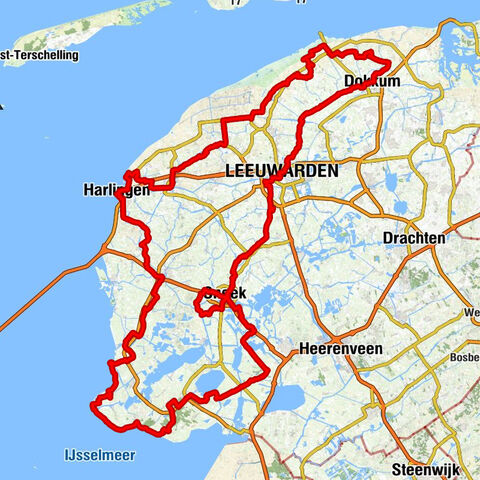 Eleven Cities bike route