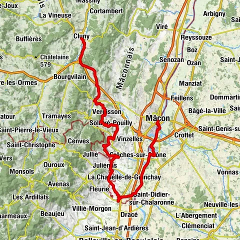 CycloRoute71 - Etape 12 de Cluny à Mâcon