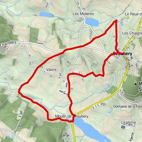 Balade Verte - La vallée de la Vaivre (B 2)