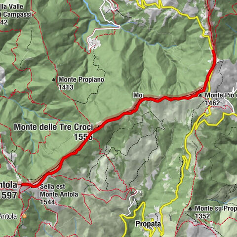Sentiero 200 - Anello Borbera - Spinti - TAPPA 7/11 (Capanne di Carrega - Monte Antola) in camminata