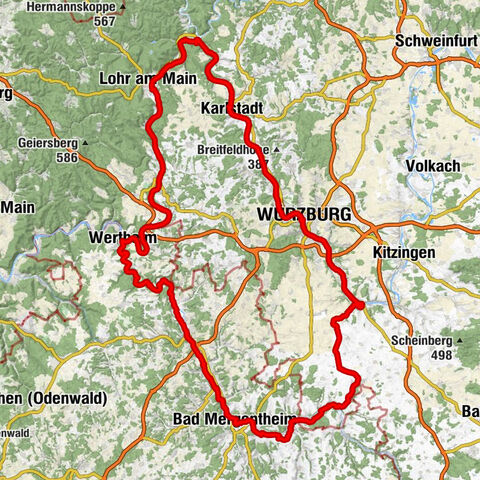 Main-Tauber-Fränkischer Rad-Achter: Ostring