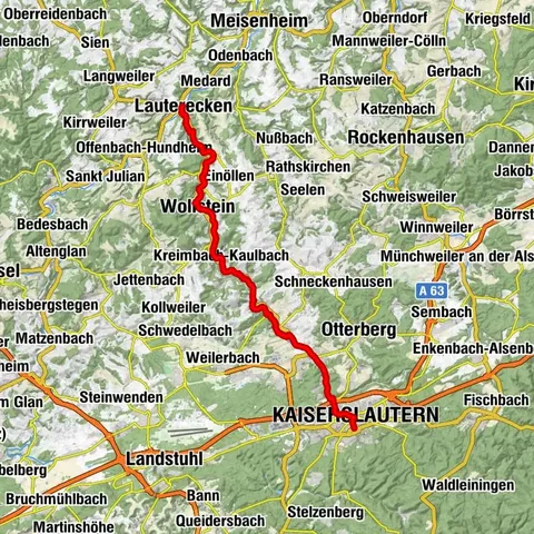 Lauter Valley cycle path