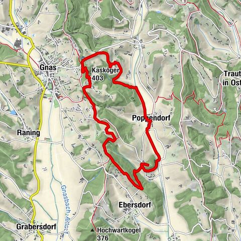 Kaskögerlweg - Poppendorf bei Gnas