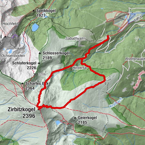 Zirbitzkogel-Runde über Lindersee