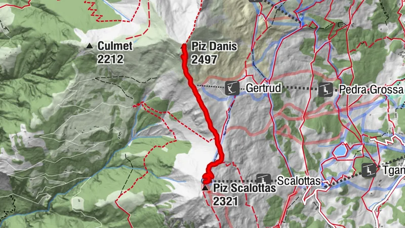 Piz Scalottas - Piz Danis