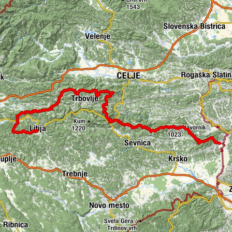 Zasavje long distance trail