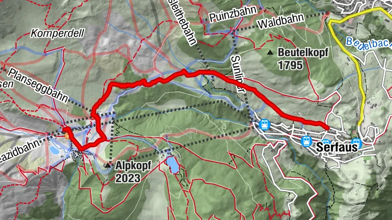 Waalweg zum Leithe Wirt