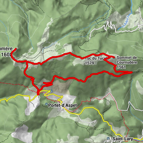 Milhas - Pic de Paloumère - Tuc du Tucol - Herran
