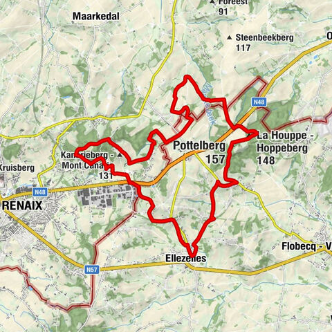 Kanarieberg - Mont Canarie - Pottelberg - Muziekberg - Mont de la Musique - Chalet Boekzitting
