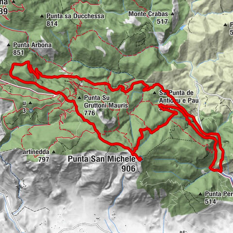 Grotta di San Giovanni - Punta Sca Martini - Punta San Michele - Domunoas/Domusnovas