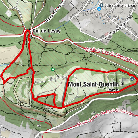 Scy-Chazelles - Mont Saint-Quentin - Col du Lessy