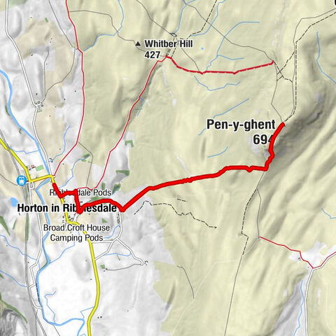 Horton in Ribblesdale - Brackenbottom - Pen-y-ghent
