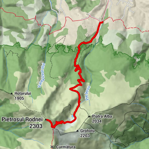Borșa - Salvamont - Pietrosul Rodnei