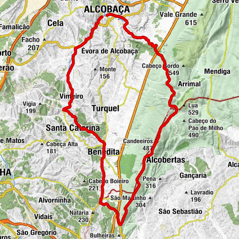 Alcobaça to Rio Maior