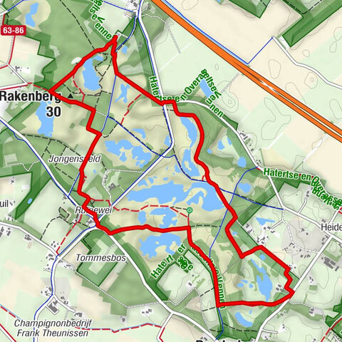 Overasselt - Rakenberg - Sint Walrick